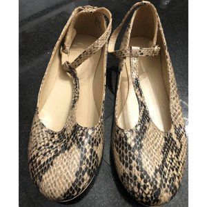 KIDS Jack and Jill Snake printed doll shoes